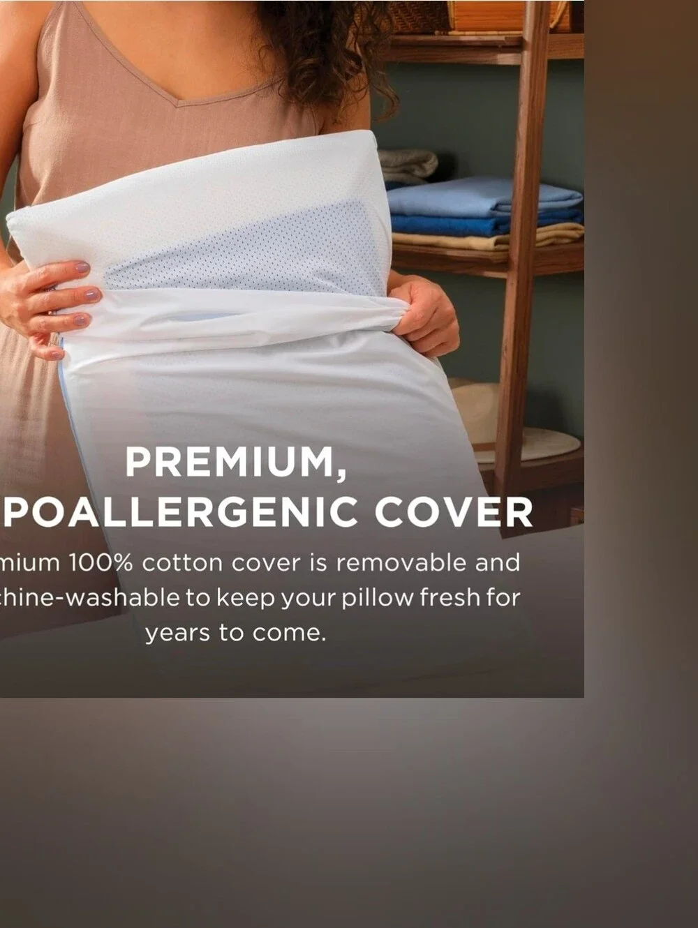 Tempur‑Pedic TEMPUR‑Cloud Dual Cooling King Pillow | Medium Support